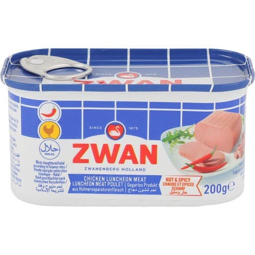 Zwan Luncheon Kyckling Hot & Spicy 200g