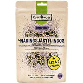 Rawpowder Näringsjästflingor B12 Engevita 125 gram från Rawpowder - köp hos Shopping4net