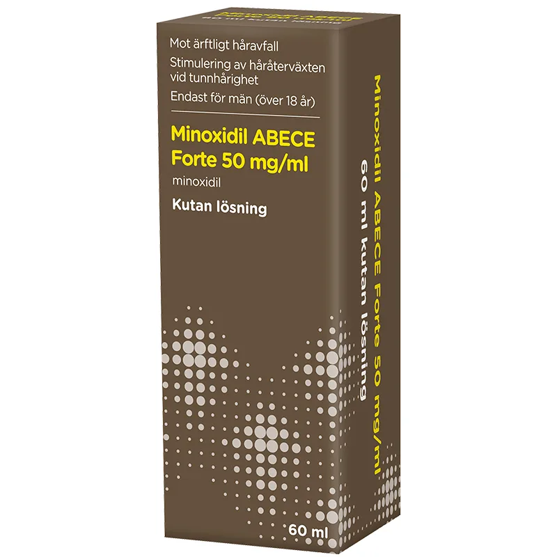 Minoxidil ABECE Forte Kutan lösning 50mg/ml Flaska, 60ml från ABECE – köp hos Apotek Hjärtat