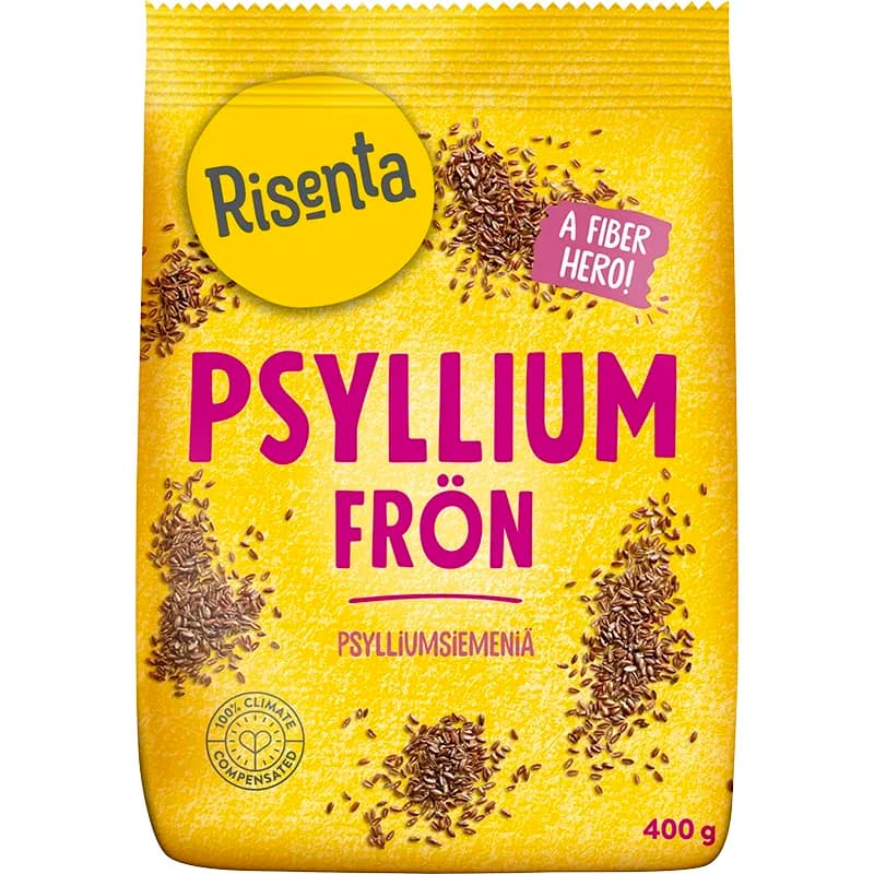 Risenta Psylliumfrön 400 g från Risenta – köp hos Apotek Hjärtat