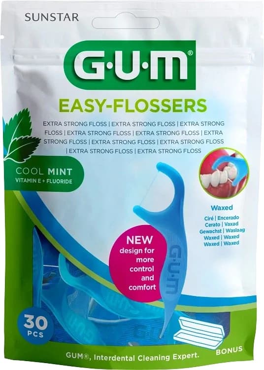 GUM Easy-Flossers Tandtrådsbygel 30st från GUM – köp hos Apotek Hjärtat