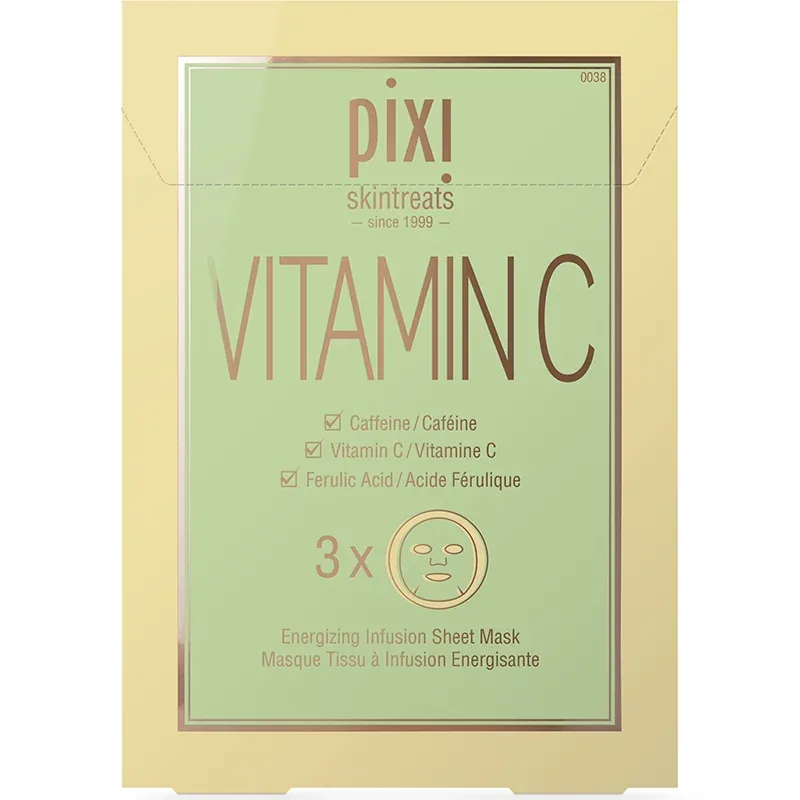 Pixi Vitamin-C Energizing Sheet Mask 3 x 23 g från Pixi – köp hos Apotek Hjärtat