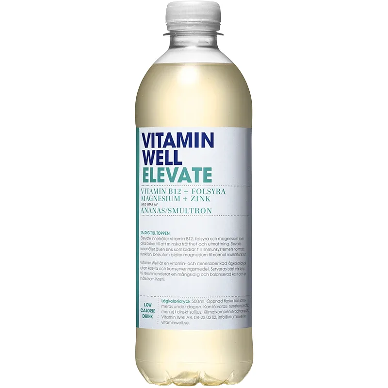 Vitamin Well Elevate 50 cl från Vitamin Well – köp hos Apotek Hjärtat