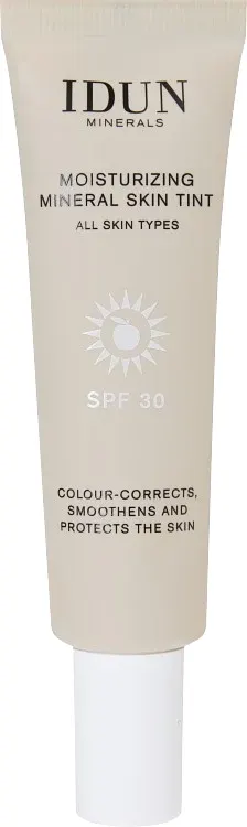 IDUN Minerals Moisturizing Mineral Skin Tint SPF 30, 27 ml Vasastan Tan/Deep från Idun Minerals – köp hos Apotek Hjärtat