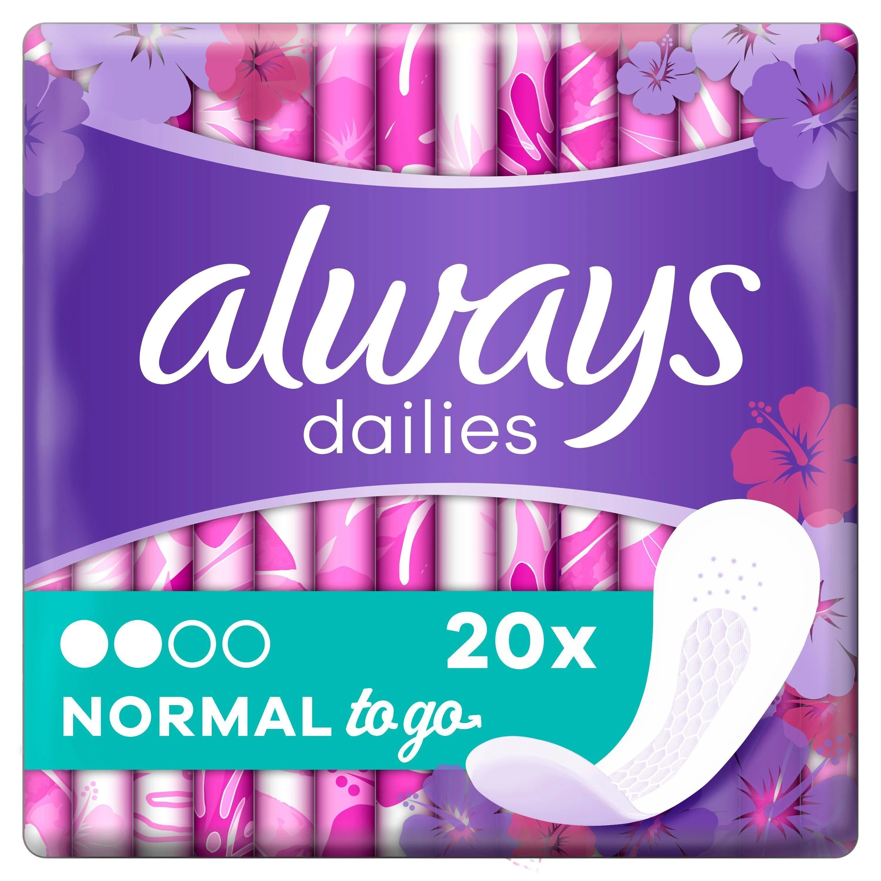 Always Dailies Normal To Go Trosskydd 20 st från Always – köp hos Apotek Hjärtat