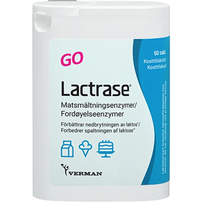 Lactrase GO 50 st från Enzymer GO, Go – köp hos Apotek Hjärtat