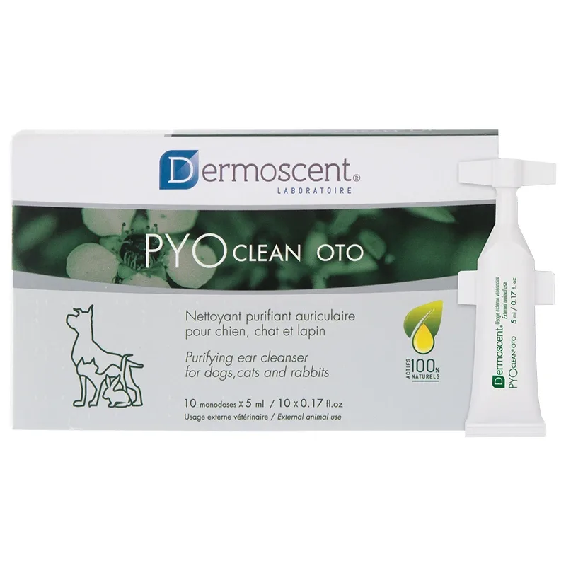 Dermoscent PYOclean® Oto Öronrengöring 10 x 5 ml från Dermoscent – köp hos Apotek Hjärtat