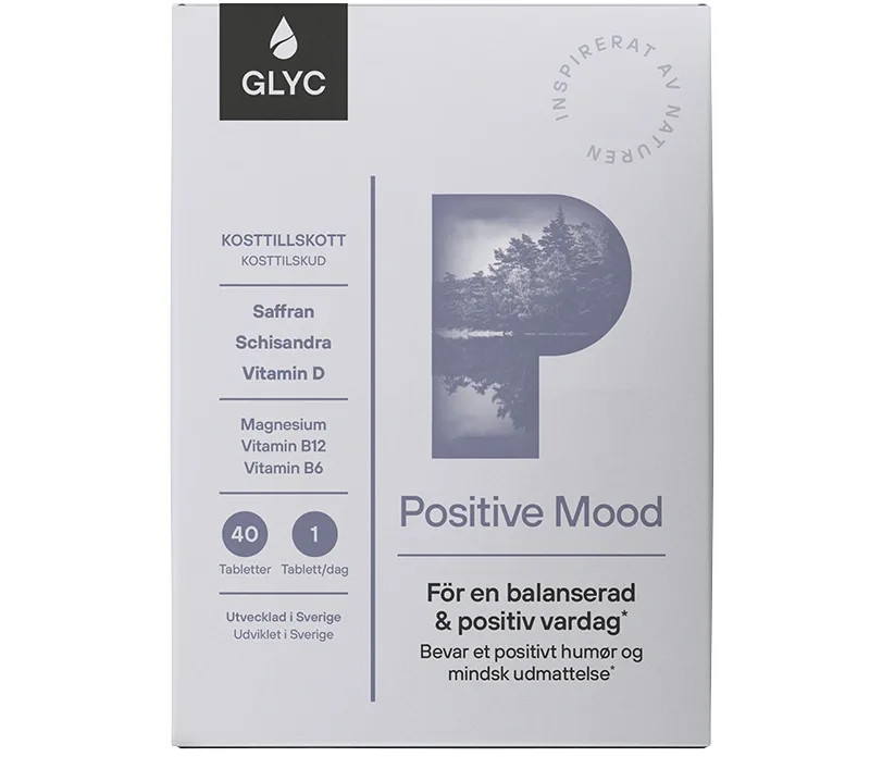 GLYC Positive Mood 40 tabletter från Glyc – köp hos Apotek Hjärtat