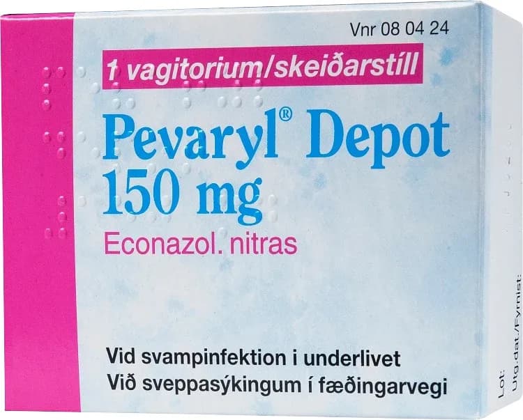 Pevaryl Depot vagitorium 150 mg 1 st från Pevaryl – köp hos Apotek Hjärtat