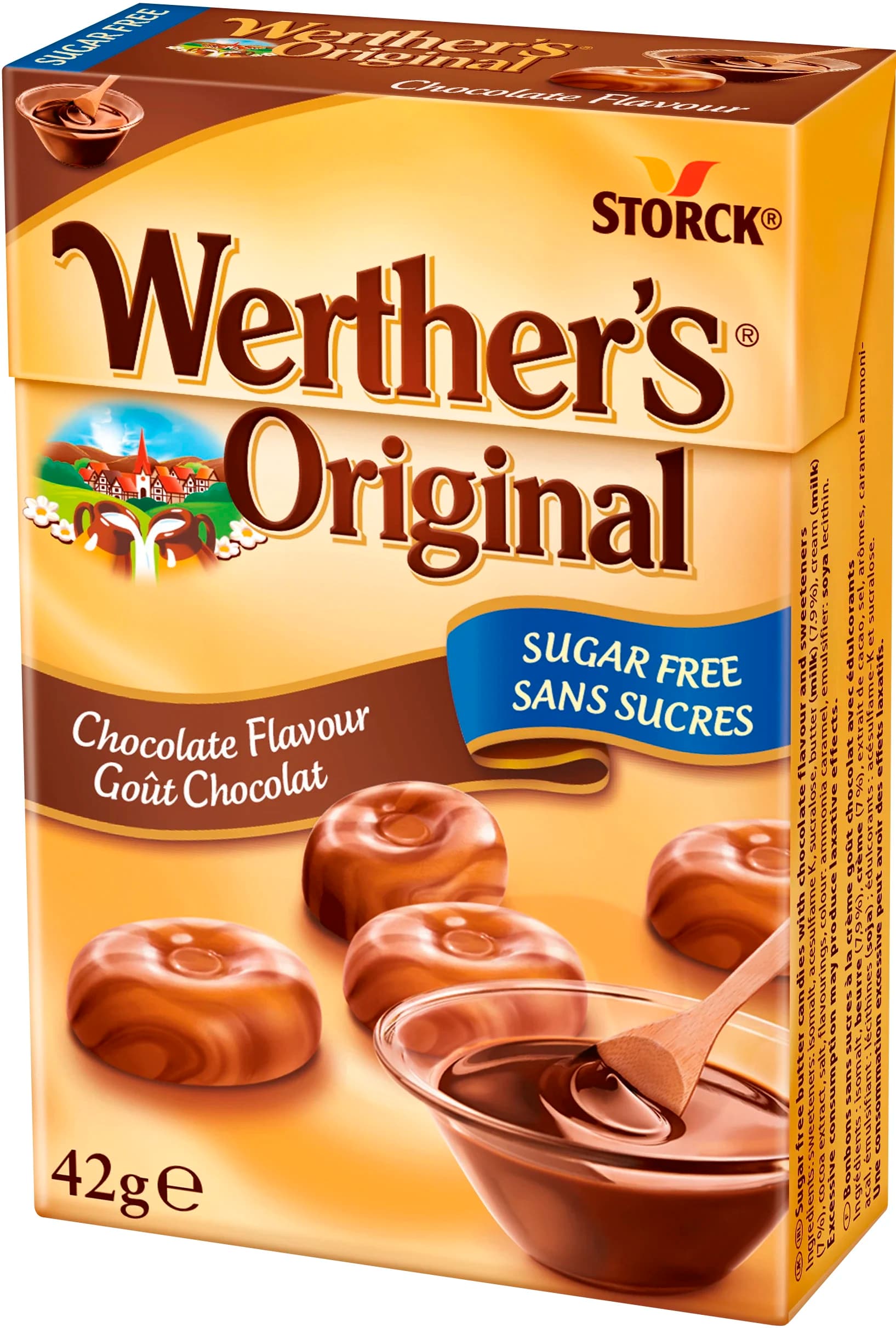 Werthers Original Choklad Sockerfri Tablettask 42 g från Werthers Original – köp hos Apotek Hjärtat