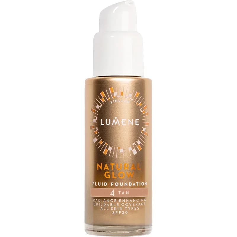 Lumene Natural Glow Fluid Foundation SPF 20, 30 ml 4 Tan från Lumene - köp hos Apotek Hjärtat