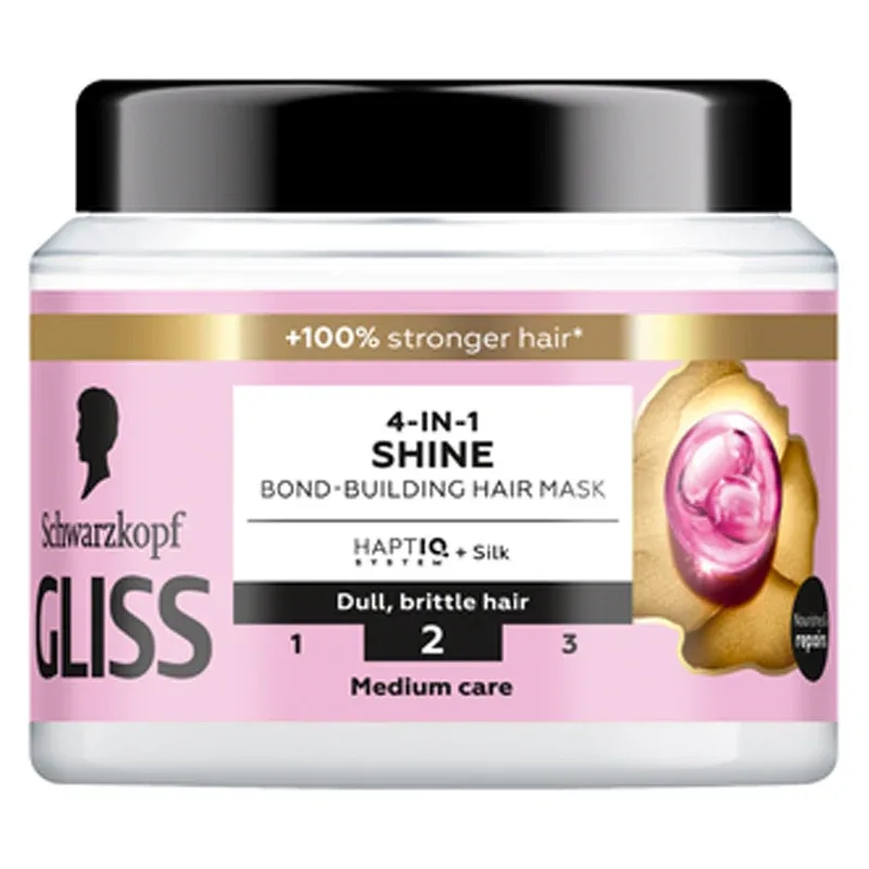 Schwarzkopf Gliss 4-In-1 Shine Bond-Building Hair Mask 400 ml från Schwarzkopf – köp hos Apotek Hjärtat