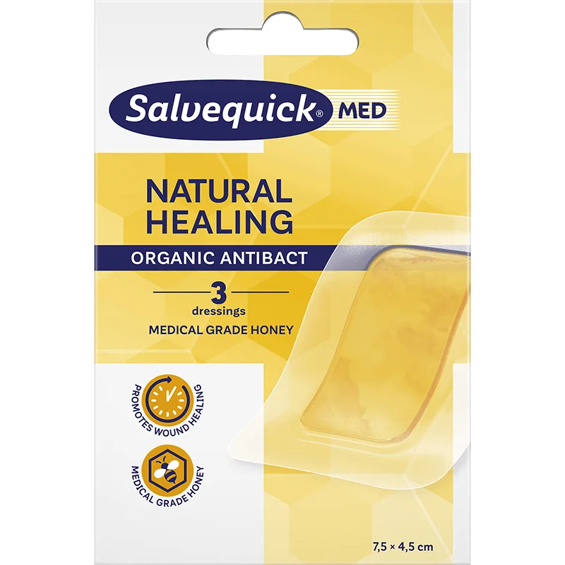 SalvequickMED Natural Healing 3st från Salvequick – köp hos Apotek Hjärtat
