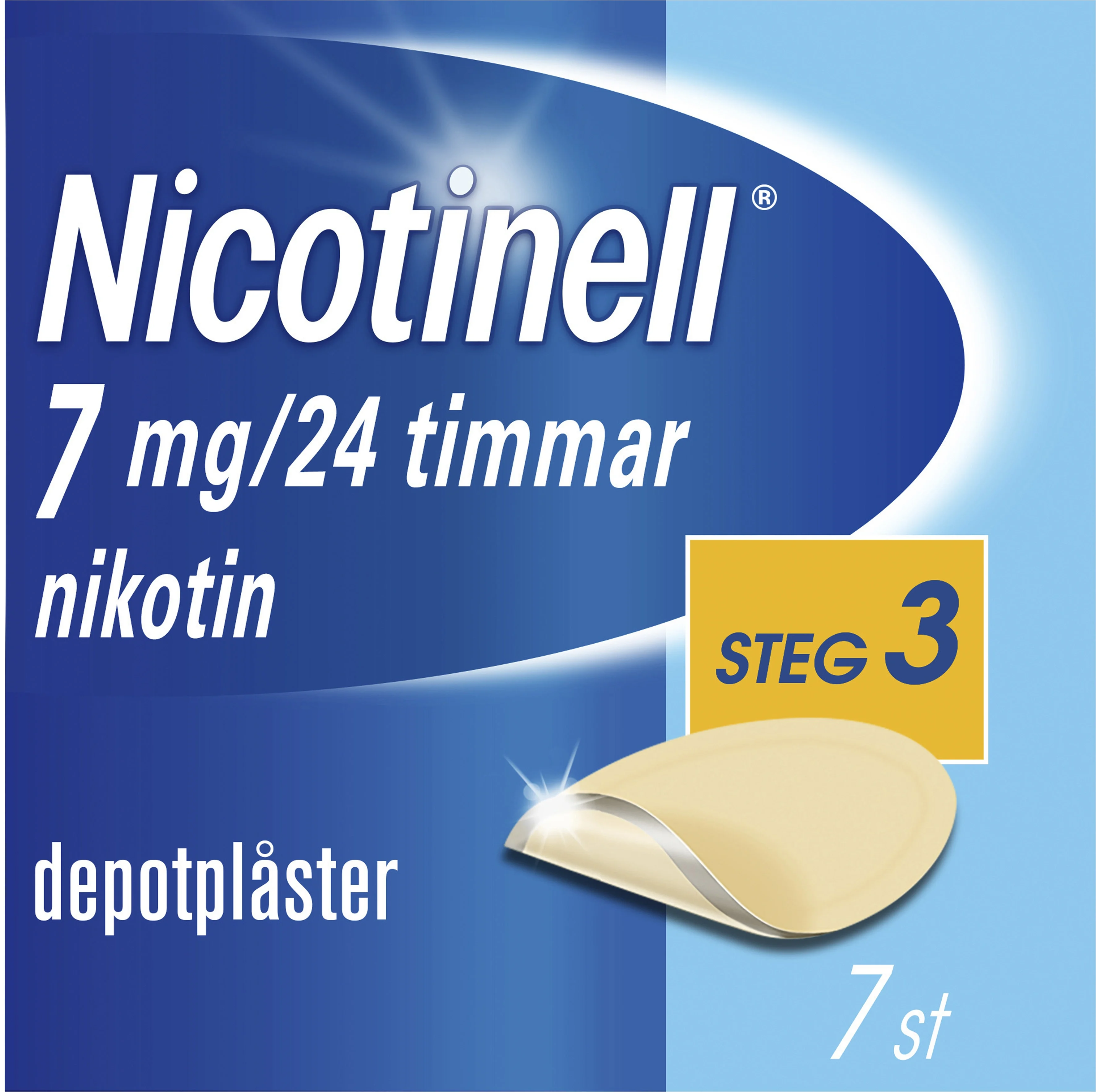 Nicotinell depotplåster 7 mg/24 timmar 7 st från Nicotinell – köp hos Apotek Hjärtat