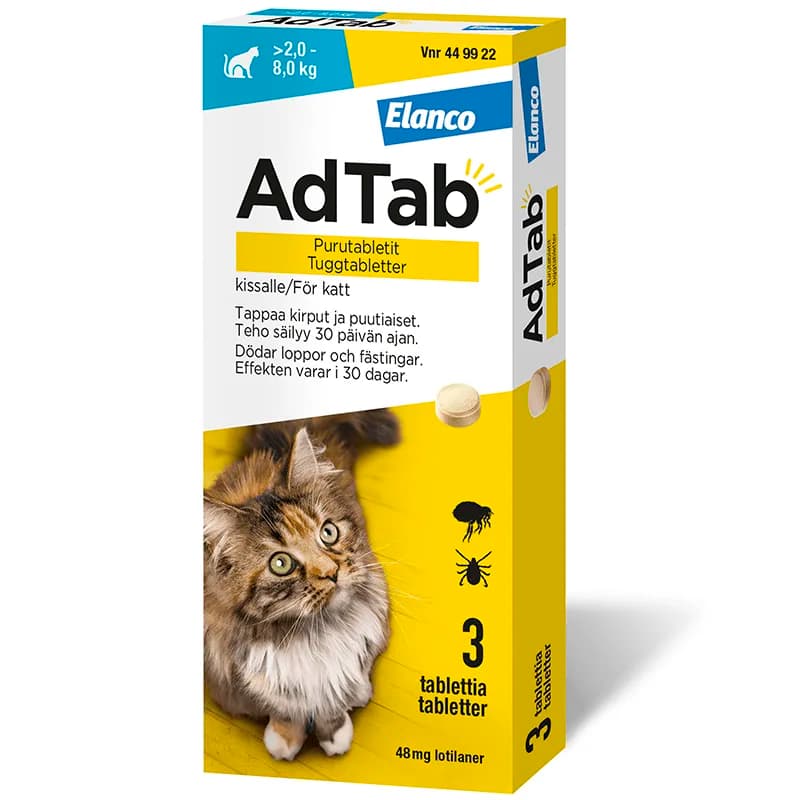 AdTab Tuggtablett 48mg Blister, 3tabletter från AdTab – köp hos Apotek Hjärtat