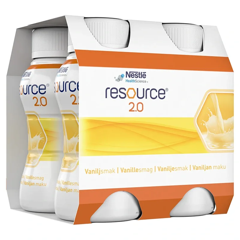 Resource 2.0 Vanilj 4x200 ml från Resource – köp hos Apotek Hjärtat