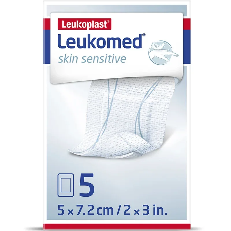 Leukoplast Leukomed Skin Sensitive 5 cm x 7,2 cm 5 st från Leukoplast – köp hos Apotek Hjärtat