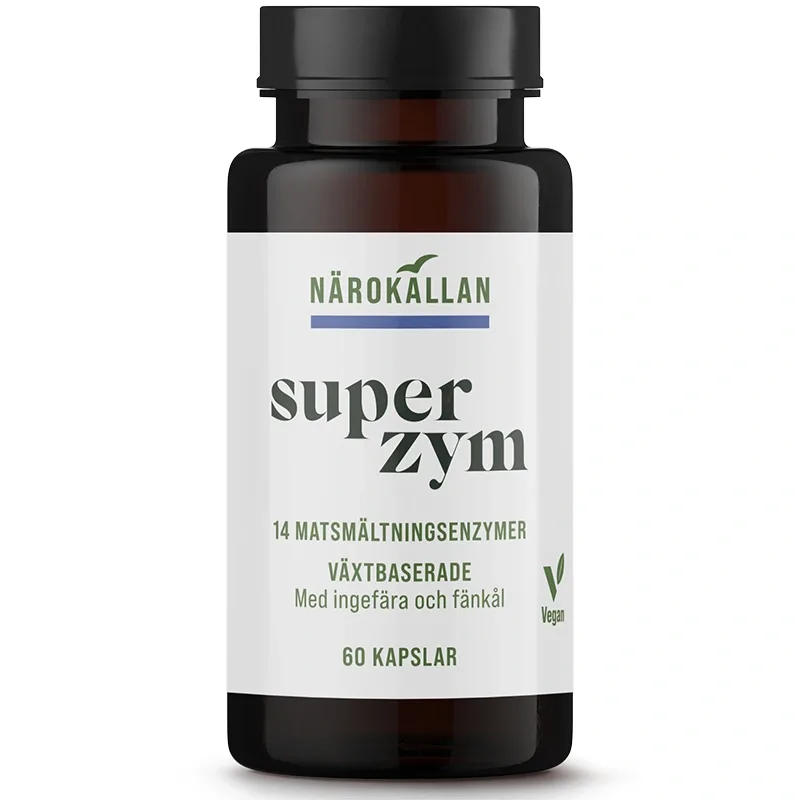 Närokällan Superzym 60 kapslar från Närokällan – köp hos Apotek Hjärtat