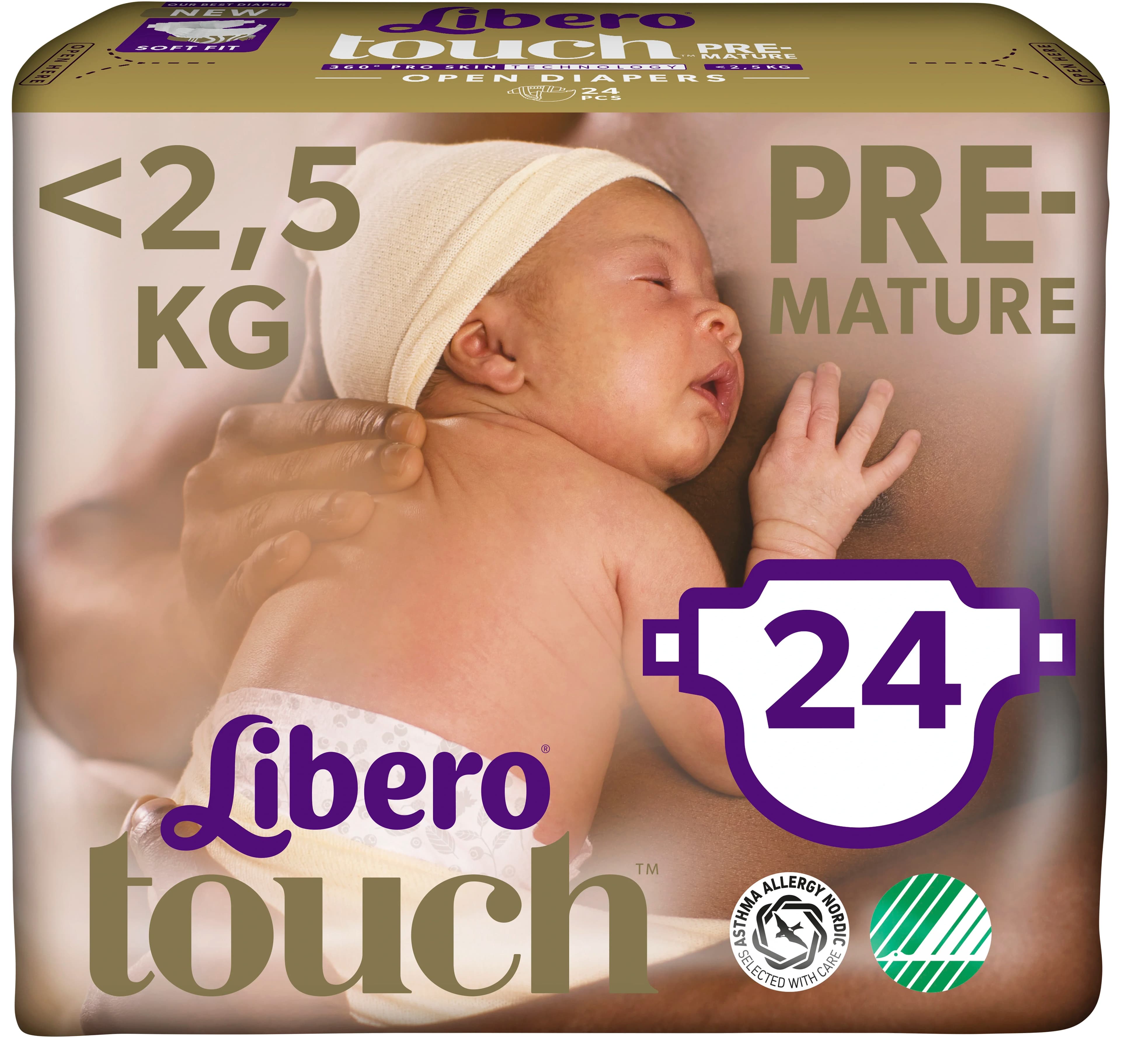 Libero Touch Premature blöja 24 st från Libero – köp hos Apotek Hjärtat