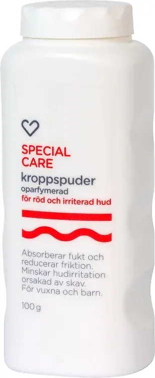 Hjärtats Special Care Kroppspuder Oparfymerat 100 g från Hjärtats – köp hos Apotek Hjärtat