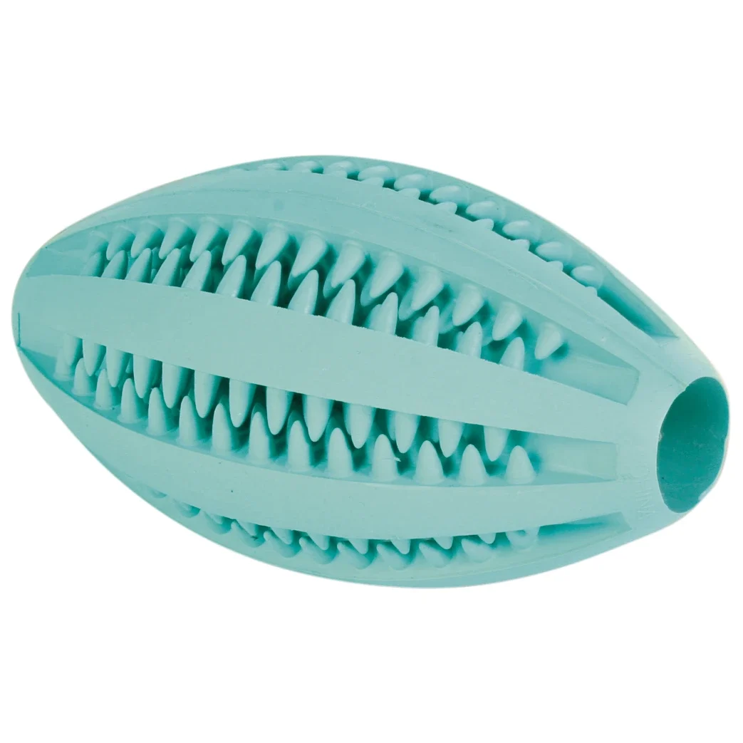 Trixie Denta Fun Rugbyboll med Mintsmak Naturgummi ø 11 cm från TRIXIE – köp hos Apotek Hjärtat
