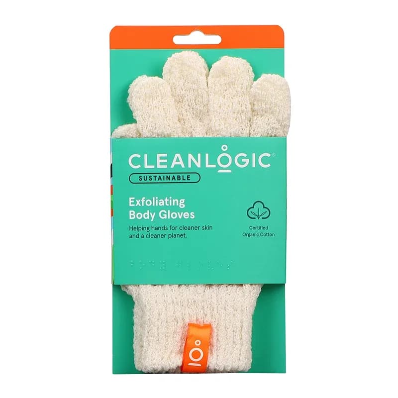 Clean Logic Sustainable Exfoliating Body Gloves 1 par från Clean Logic – köp hos Apotek Hjärtat