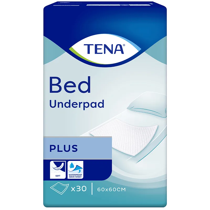 TENA Bed Plus 60x60 cm 30 st från Tena – köp hos Apotek Hjärtat