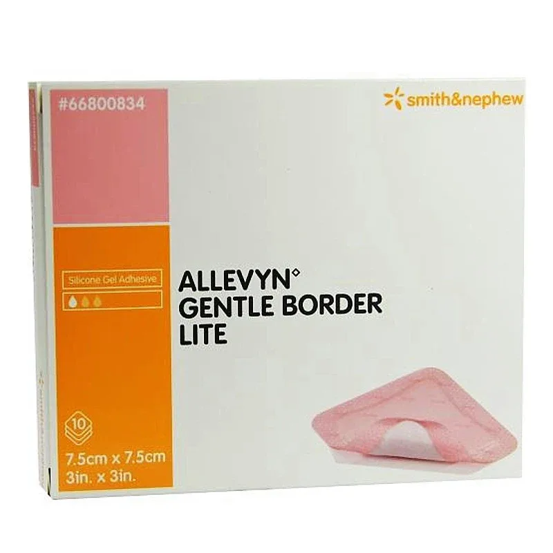 Allevyn Gentle Border Lite vidhäftande förband 7,5 x 7,5 cm 10styck – från Allevyn – 241 kr – hos Apotek Hjärtat