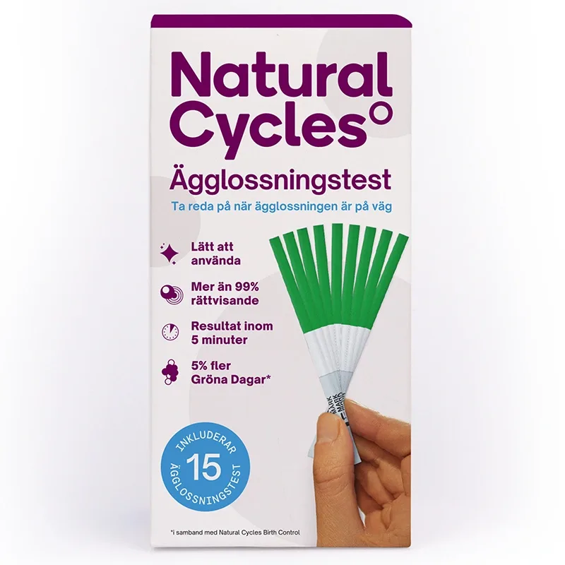Natural Cycles Ägglossningstest 15 teststickor från Natural Cycles – köp hos Apotek Hjärtat