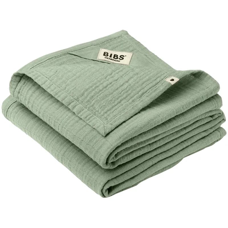 BIBS Cuddle Cloth Muslin 70x70 cm Sage 2-pack från BIBS – köp hos Apotek Hjärtat