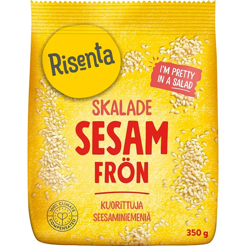 Risenta Sesamfrön Skalade 350 g från Risenta – köp hos Apotek Hjärtat