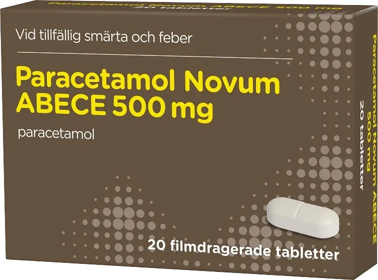 Paracetamol Novum ABECE filmdragerad tablett 500 mg 20 st från ABECE – köp hos Apotek Hjärtat
