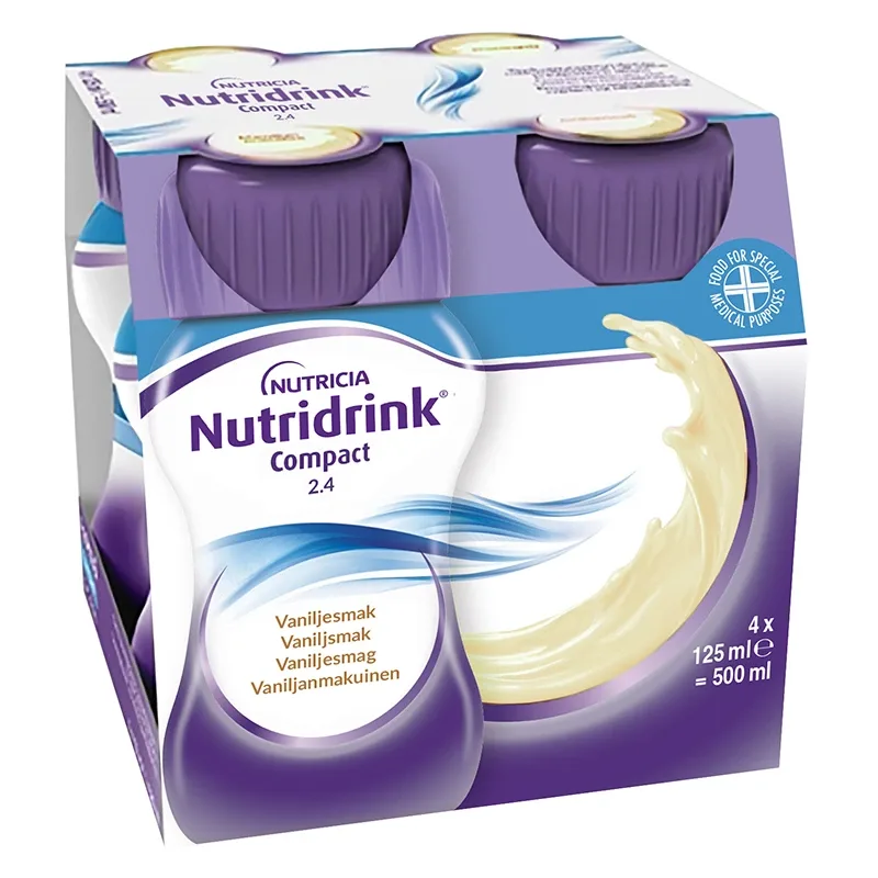 Nutridrink Compact Vanilj 4x125 ml från Nutridrink – köp hos Apotek Hjärtat