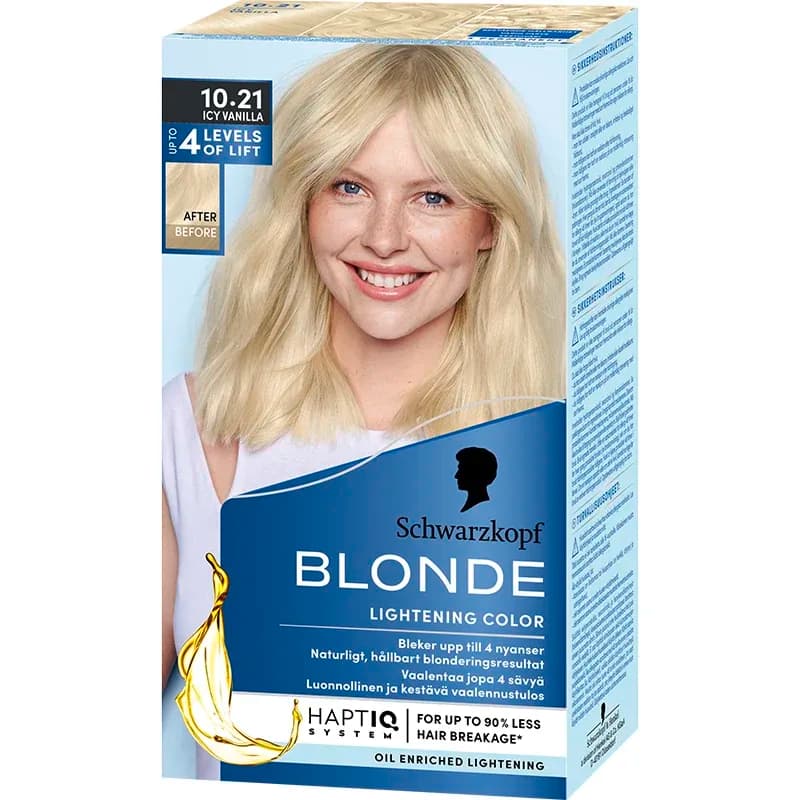 Schwarzkopf Blonde Lightening Color 10.21 Icy Vanilla Blondering Blekning från Schwarzkopf – köp hos Apotek Hjärtat