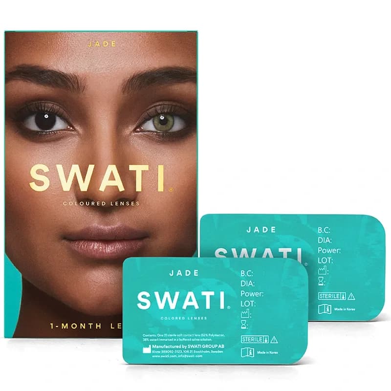 SWATI Cosmetics 1 Month Jade färgade linser från Swati – köp hos Apotek Hjärtat