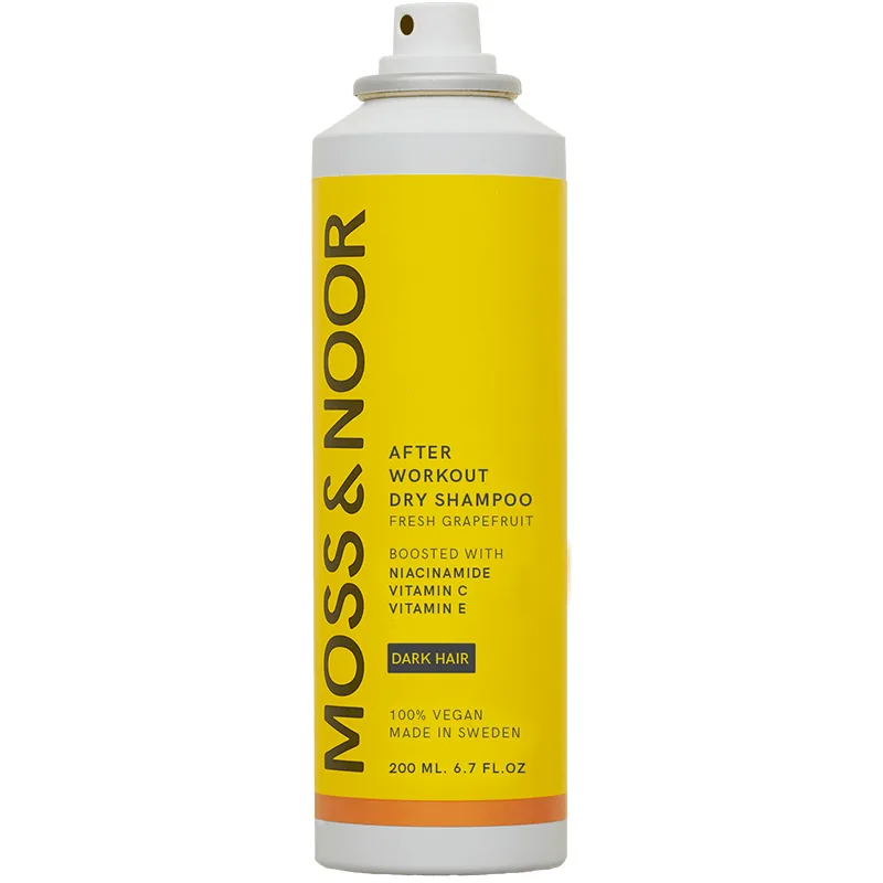 Moss & Noor After Workout Dry Shampoo Dark Hair Fresh Grapefruit 200 ml från Moss & Noor – köp hos Apotek Hjärtat