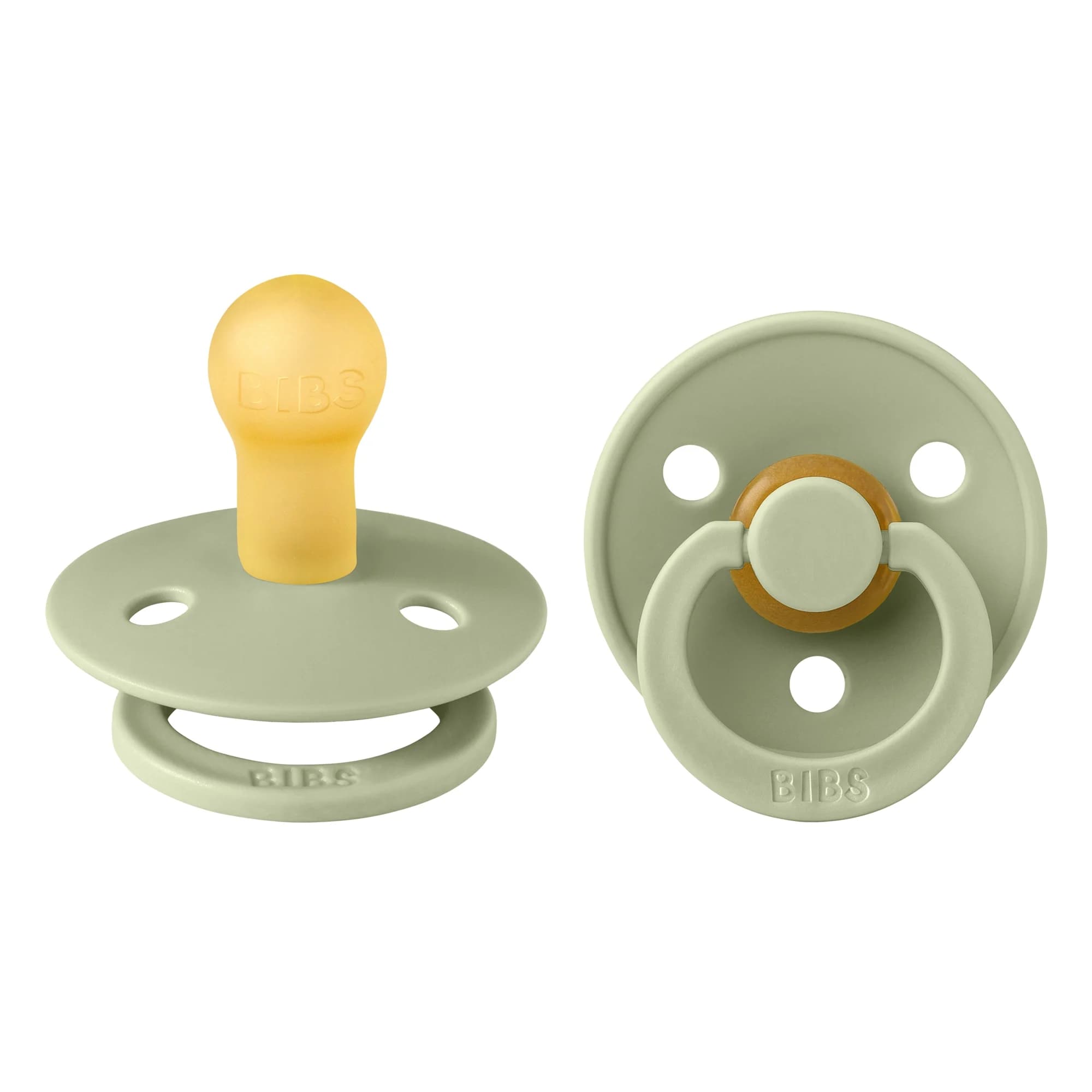 BIBS Pacifier Colour Latex Sage/Sage 2-pack Size 1 från BIBS – köp hos Apotek Hjärtat