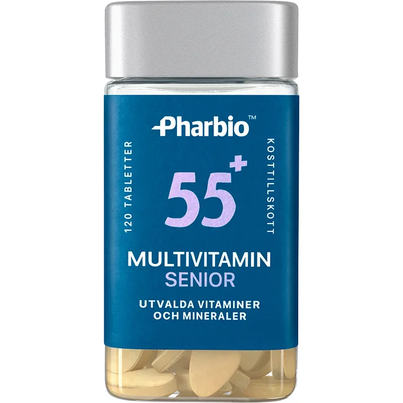 Pharbio Multivitamin Senior 120 st från Pharbio – köp hos Apotek Hjärtat