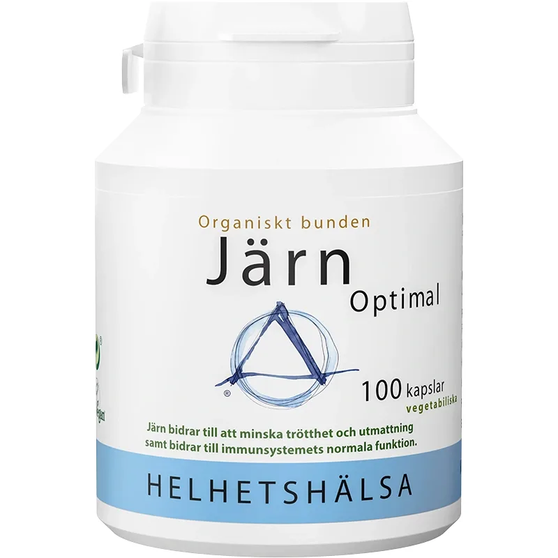 Helhetshälsa JärnOptimal 25 mg 100 kapslar från Helhetshälsa – köp hos Apotek Hjärtat