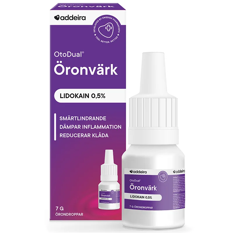Addeira OtoDual Örondroppar 7 g från Addeira – köp hos Apotek Hjärtat