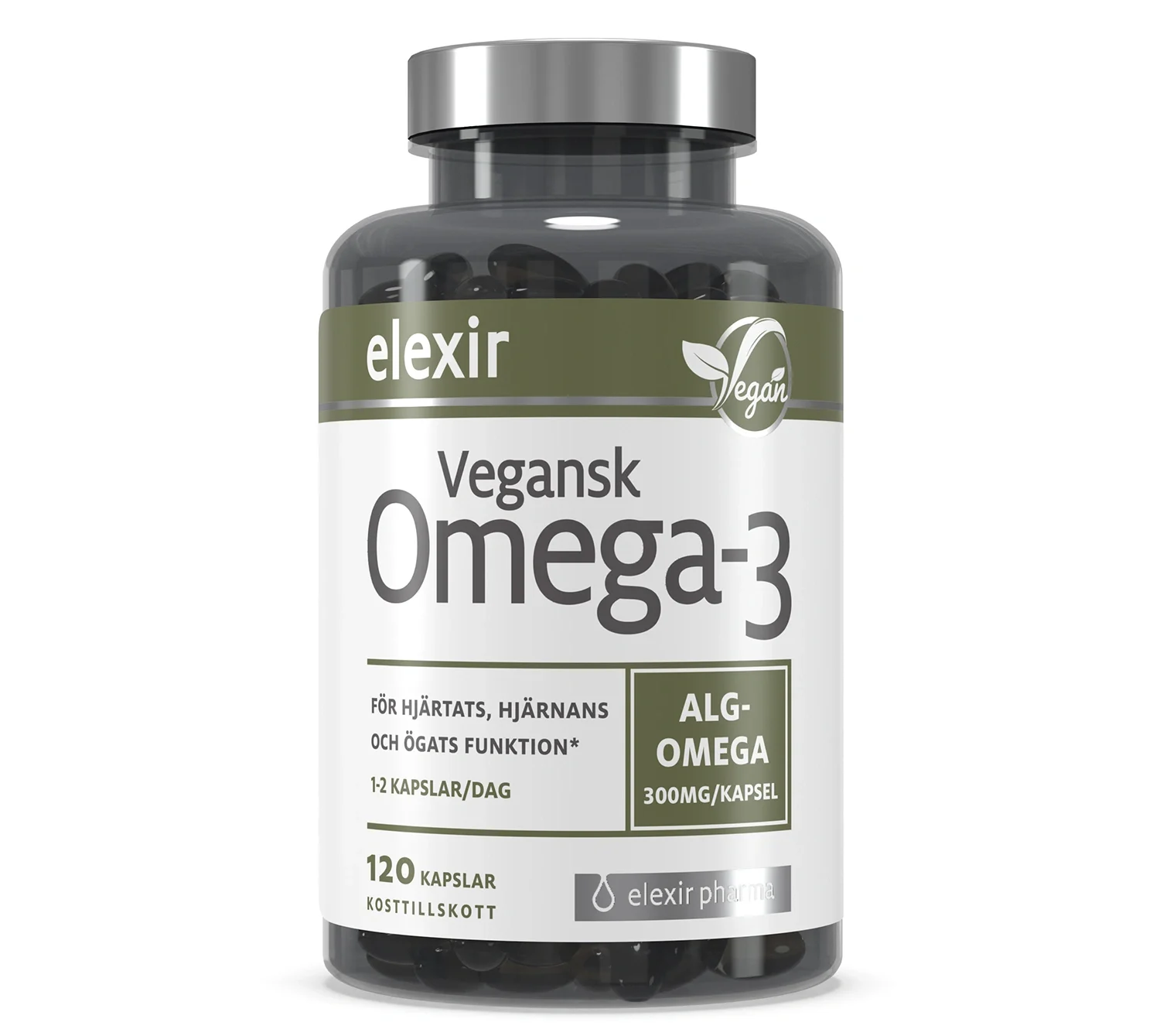 Elexir Pharma Omega-3 120 kapslar från Elexir Pharma – köp hos Apotek Hjärtat