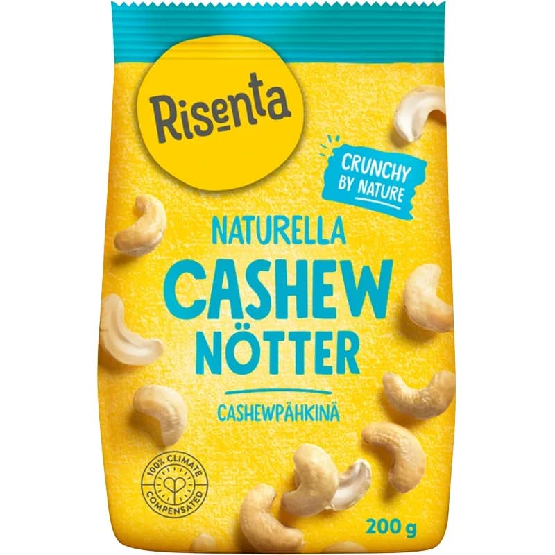 Risenta Cashewkärnor Hela 200 g från Risenta – köp hos Apotek Hjärtat