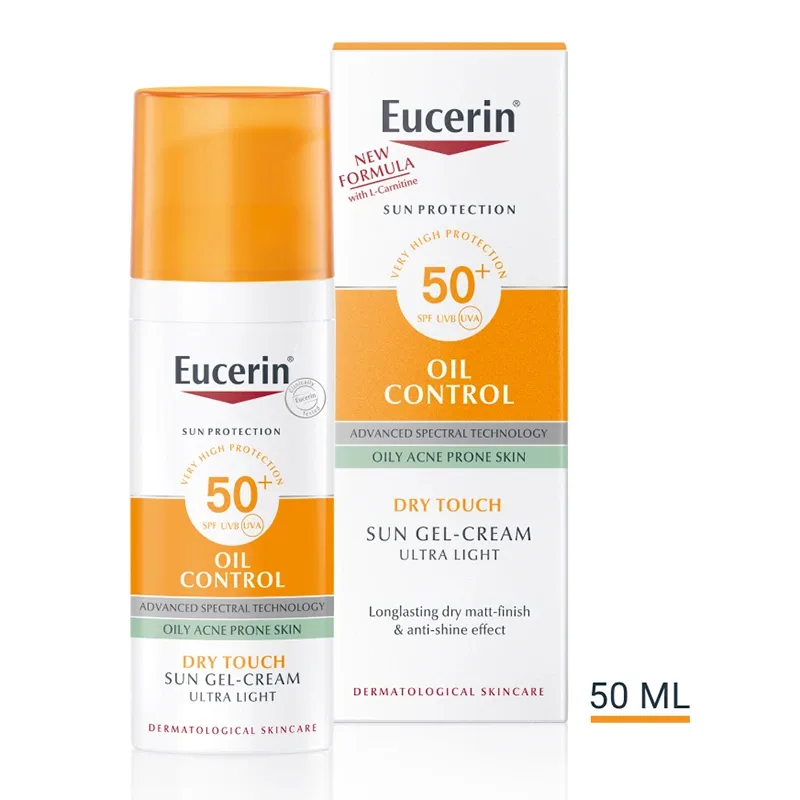 Eucerin Oil Control Sun Gel-Cream SPF 50+, 50 ml från Eucerin – köp hos Apotek Hjärtat