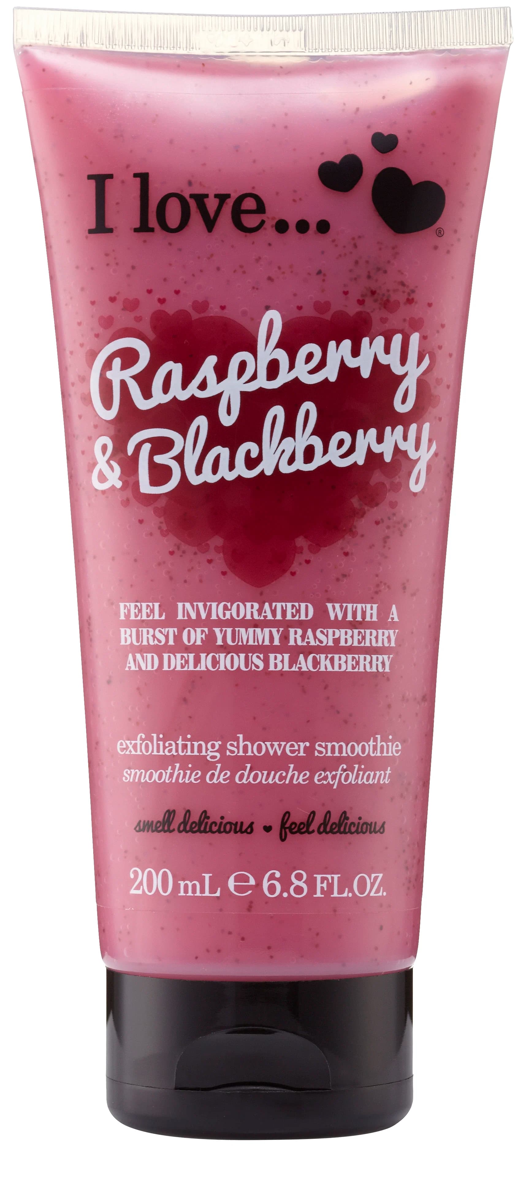 I LOVE Raspberry & Blackberry Exfoliating Shower Smoothie 200 ml från I Love – köp hos Apotek Hjärtat