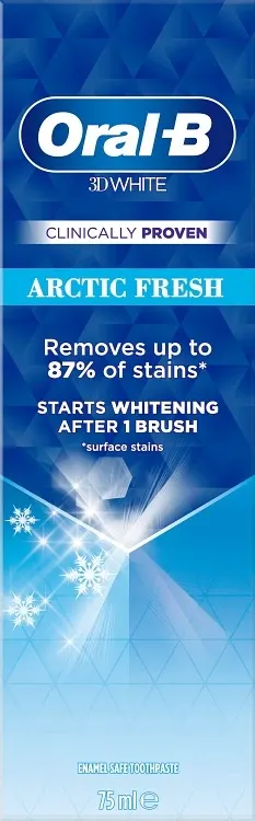 Oral-B 3D White Arctic Fresh Tandkräm 75 ml från Oral-B – köp hos Apotek Hjärtat