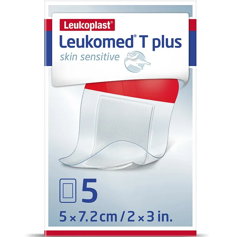 Leukoplast Leukomed T Plus Skin Sensitive 5 cm x 7,2 cm 5 st från Leukoplast – köp hos Apotek Hjärtat