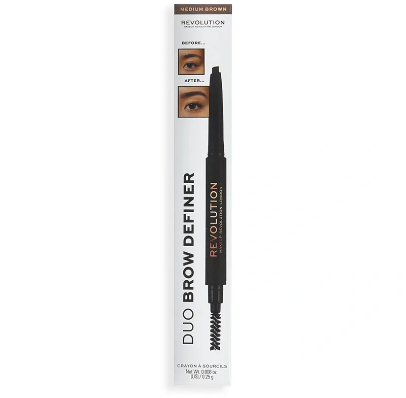 Revolution Beauty London Duo Brow Pencil 0,15 g Medium Brown från Revolution Beauty London – köp hos Apotek Hjärtat