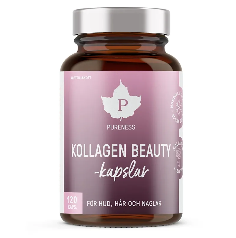 Pureness Kollagen Beauty 120 kapslar från Pureness – köp hos Apotek Hjärtat