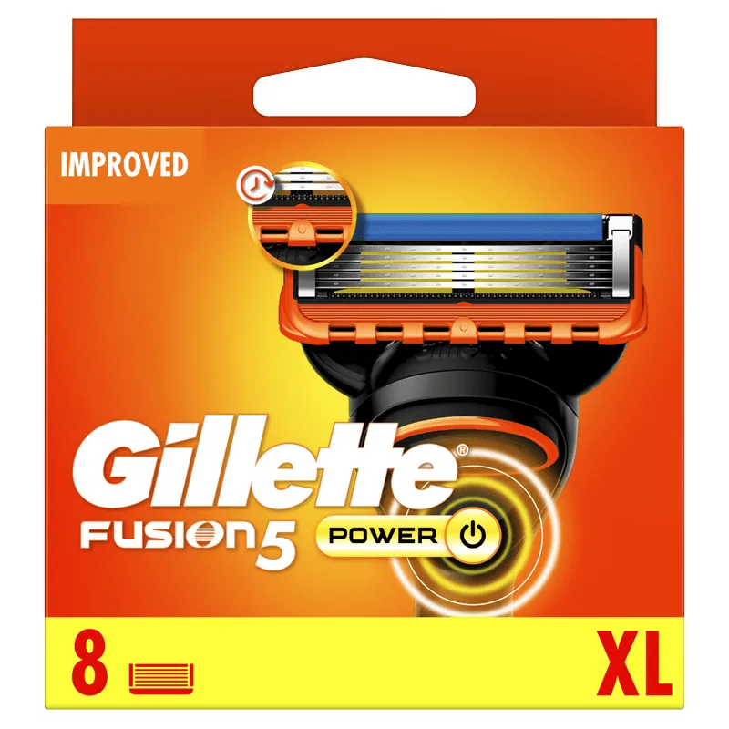 Gillette Fusion5 Power Rakblad För Män 8 Rakblad från Gillette – köp hos Apotek Hjärtat
