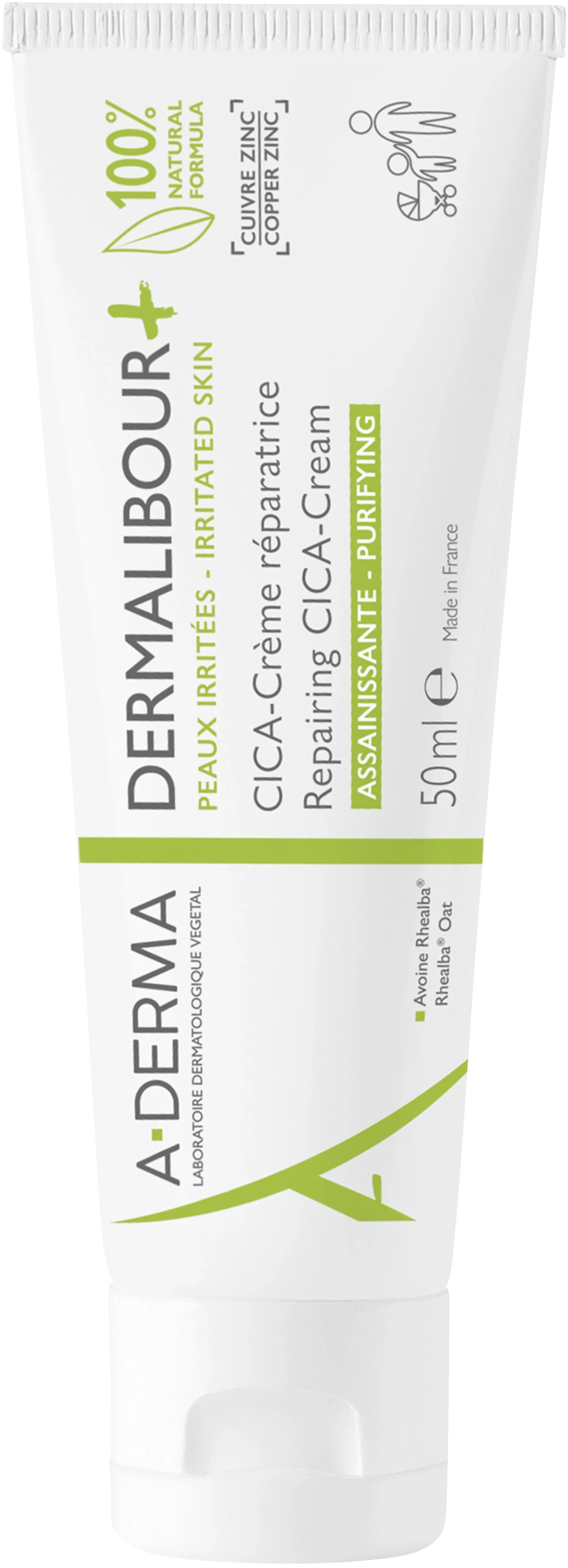 A-Derma Dermalibour+ Repairing Cica Cream 50 ml från A-derma – köp hos Apotek Hjärtat